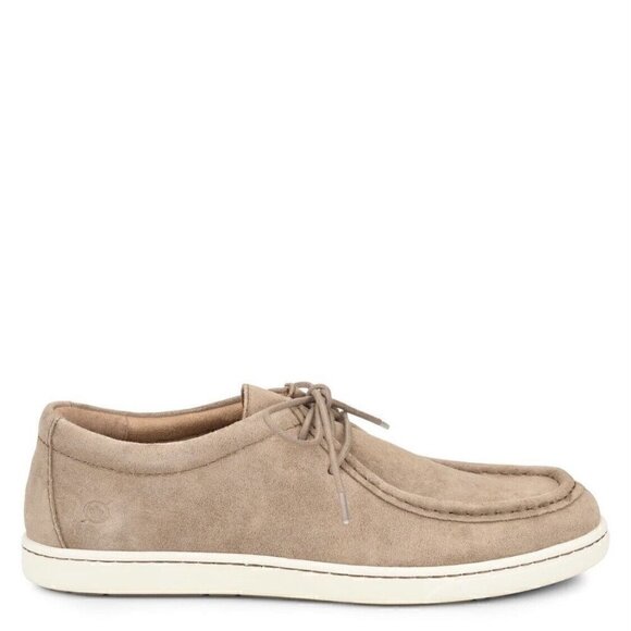 NEW BORN Canning Lace Up Moc Toe Casual Shoes Taupe Suede Leather Men\'s Size 9 main image 3